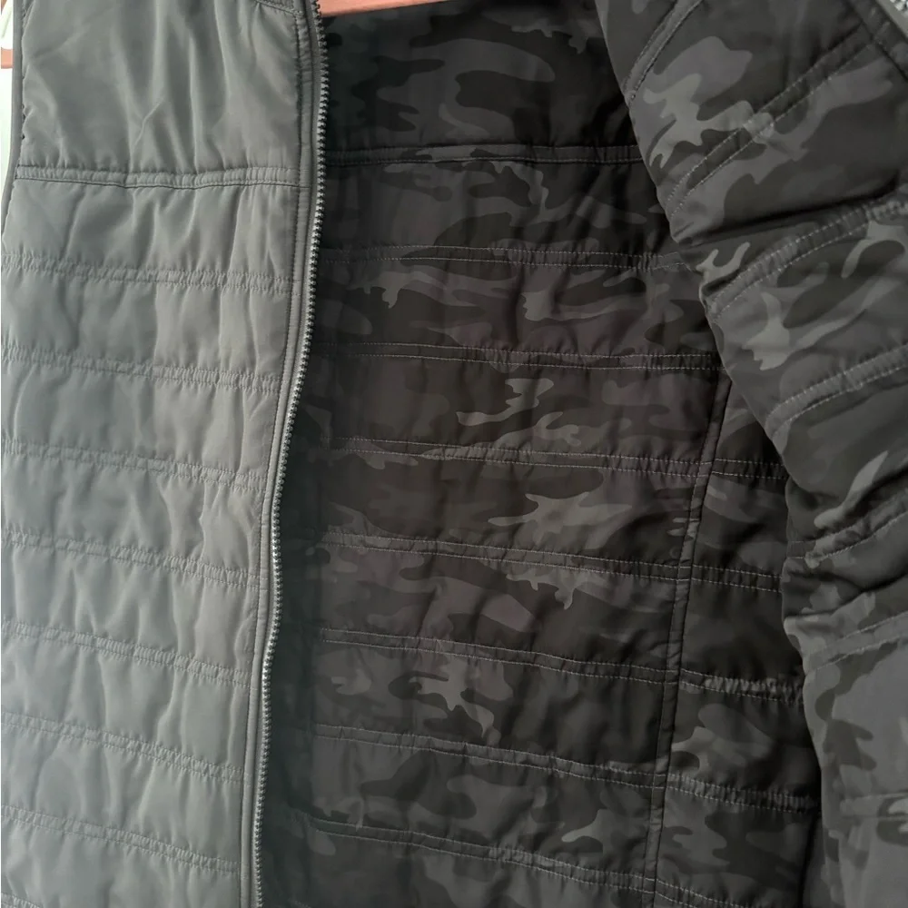 Reversible Black Puffer Vest by [Fishhippie]